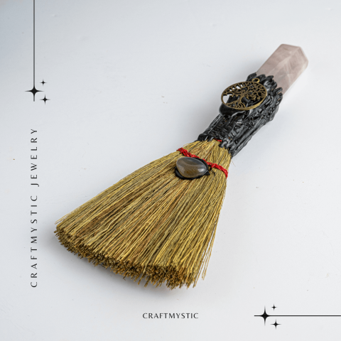 Maturica pentru curatare energetica – Varf Cuart Roz natural [6]