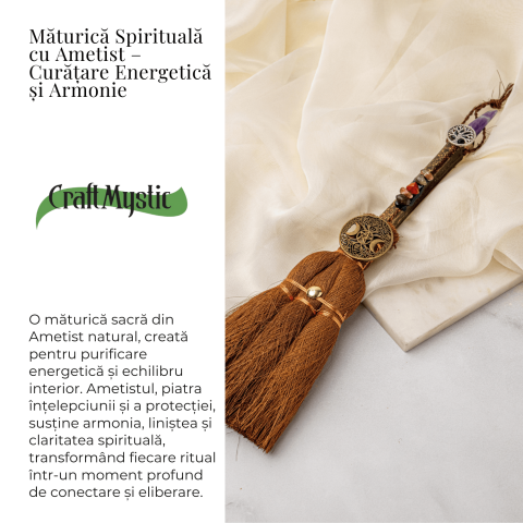 Maturica Energetica cu Ametist si Set Chakre – Purificare, Protectie si Armonie Sacra [2]