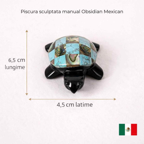 Broscuta Feng Shui din Obsidian Negru Mexican – simbol al prosperitatii si protectiei [4]