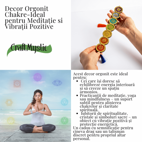 Decor orgonit chakre – Ideal pentru meditatie si vibratii pozitive [5]