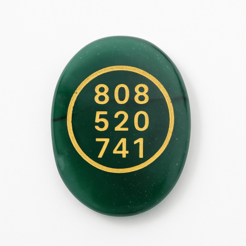 Îngeri și Simboluri Spirituale - Moneda Zibu din Jad verde - Prosperitate si Noroc