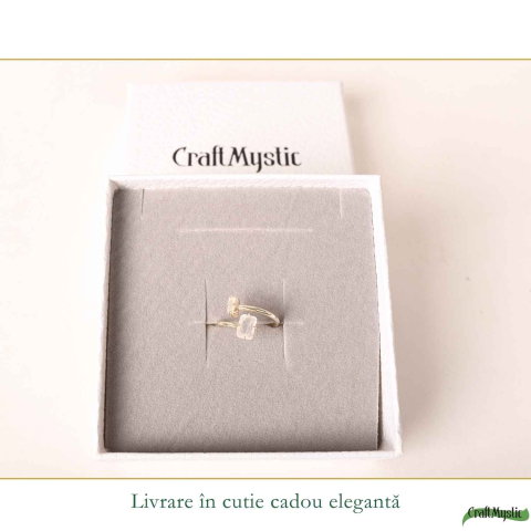 Inel argint 925 cu piatra lunii dubla dreptunghiulara – intuitie si echilibru [5]