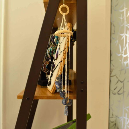 Clopotel de Vant Artizanal cu Pietre Semipretioase de Sodalit - Armonie si Eleganta in Casa Ta [2]