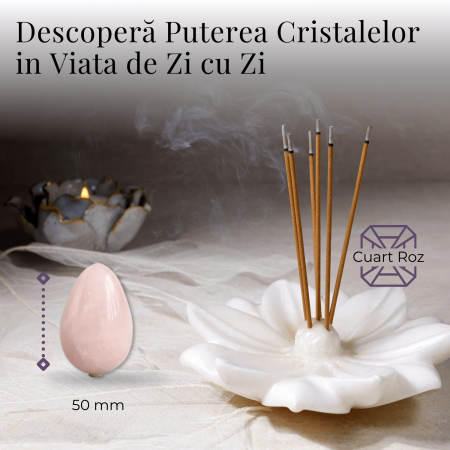 Ou din Cuart Roz Natural - Pacea si Armonia in Palma Ta [5]