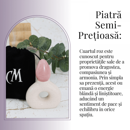 Ou din Cuart Roz Natural - Pacea si Armonia in Palma Ta [4]