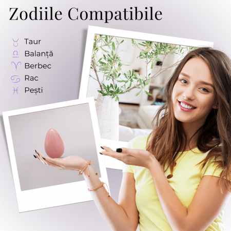 Ou din Cuart Roz Natural - Pacea si Armonia in Palma Ta [2]