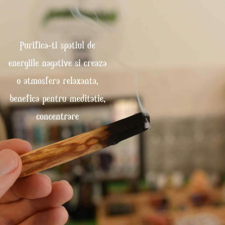 Pachet Lemn Palo Santo din Ecuador pentru Purificare Cristale, Eliminare Energii Negative, Meditatie [4]