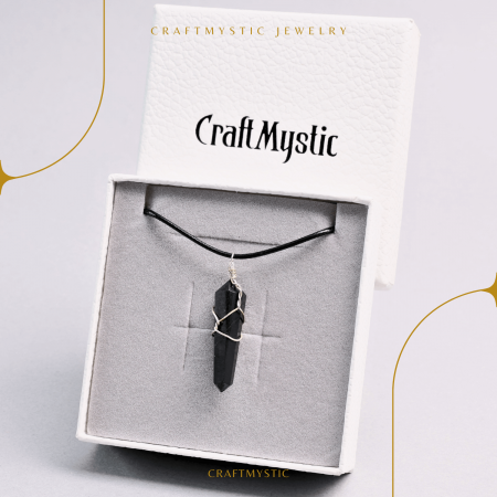 Colier Ajustabil cu Pandantiv Hexagonal din Shungit Natural, 35mm [7]