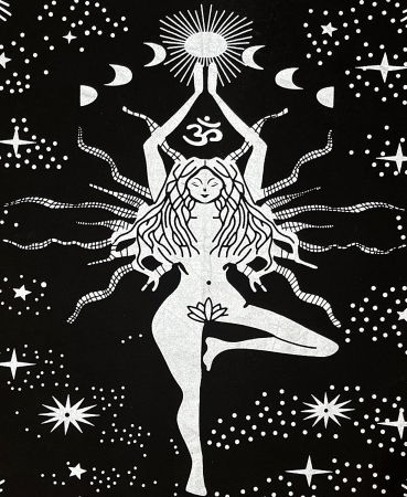 Panza Sacra pentru altar magic - Design 5 Moon Phases - Vrajitorie Tarot Wiccani Spiritualitate - Copie - Copie - Copie [3]