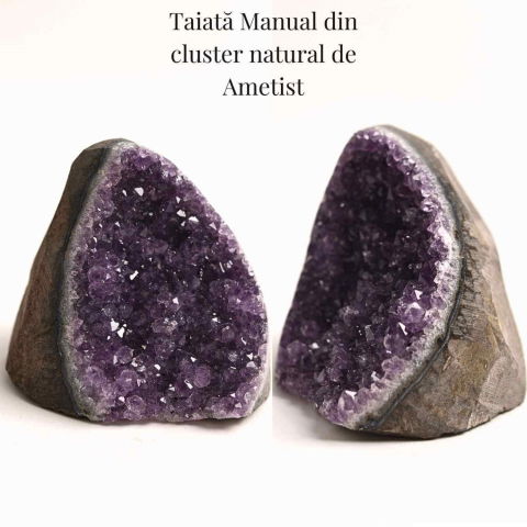 Geoda de ametist natural, taiata manual – Protectie si echilibru [14]