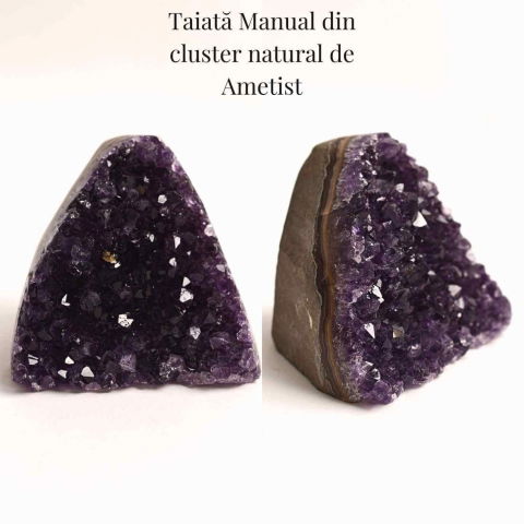 Geoda de ametist natural, taiata manual – Protectie si echilibru [17]