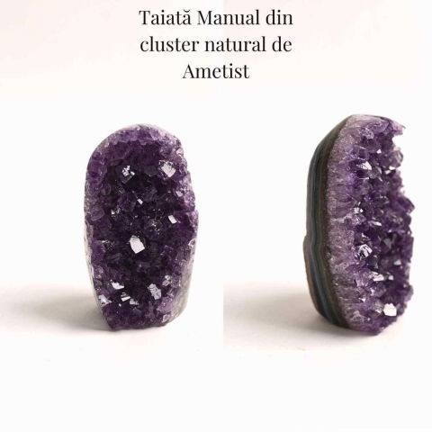 Geoda de ametist natural, taiata manual – Protectie si echilibru [15]