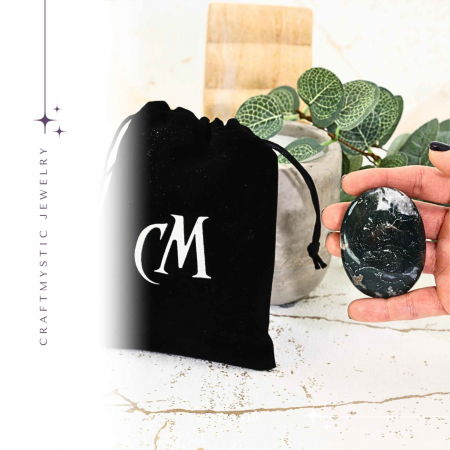 Piatra de Buzunar din Agat Muschi Natural - Promoveaza Echilibrul și Vindecarea Emoționala [7]