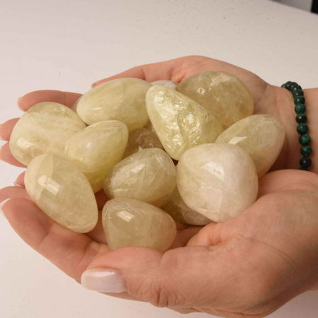 Piatra rulata din Citrin Natural - Abundenta si Energie, 2-3 cm [3]