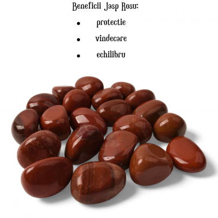Piatra rulata din Jasp Rosu Natural - Creste Energia si Vitalitatea, 2-3 cm [1]