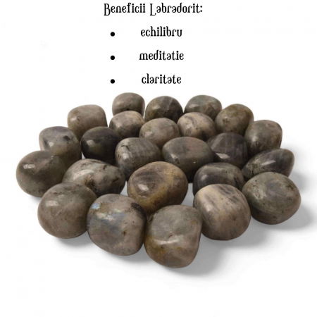Piatra rulata din Labradorit Natural - Imbunatateste Intuitia, 2-3 cm [1]