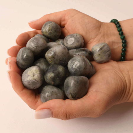 Piatra rulata din Labradorit Natural - Imbunatateste Intuitia, 2-3 cm [4]