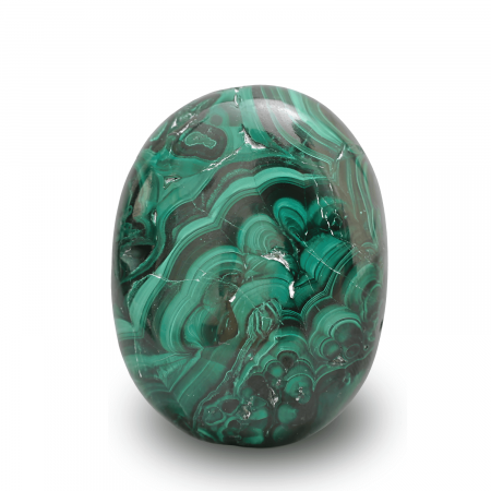 Piatra de Mana Malachit Natural Palmstone - Vindecare si Transformare [7]