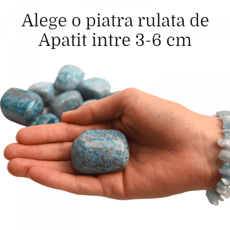 Piatra rulata din Apatit natural - Creativitate și Concentrare Mentală [3]
