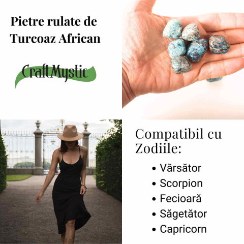 Pietre rulate Turcoaz African 2–3 cm – Claritate, evolutie si echilibru interior [2]