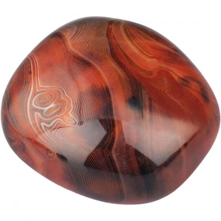 Set 2 pietre 6-7 cm semipretioase de Agat rosu natural slefuit -  Pentru regasirea echilibrului [5]