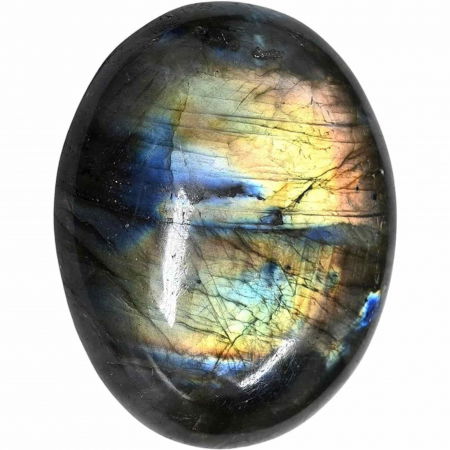 Brățări - Piatra 4-5 cm de Masaj si Meditatie Labradorit pentru Palma Marime de Buzunar, Pentru Echilibrarea Naturala a Chakrelor, Vindecare Reiki si Grila Cristalina