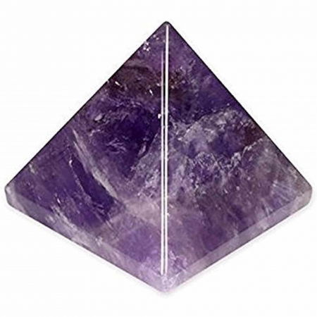 Piramida de Ametist Naturala de 4 cm - Cristal Reiki pentru Vindecare Chakra - Piatra semipretioasa de Calitate Superioara pentru Devierea Radiatiilor - Decor pentru Acasa si Cadou pentru Artizanat