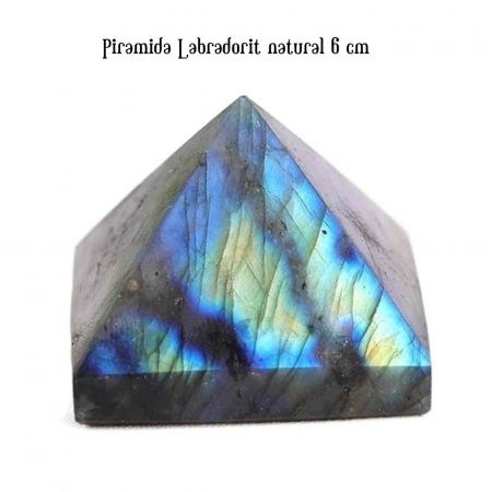 Piramida 6cm din Cristal din Labradorit - Ornament Mineral Specimen pentru Chakre [1]