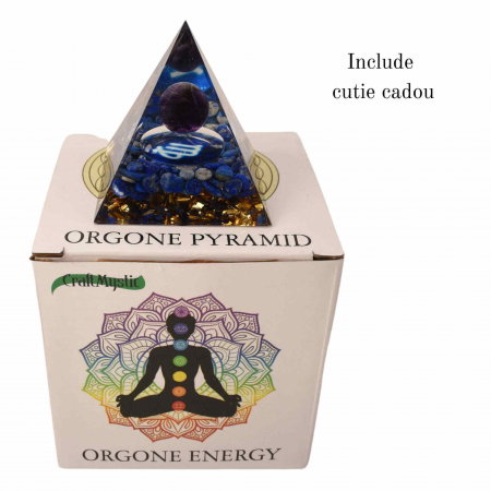 Piramida de Energie Orgonica cu Cristale de Vindecare specifice a Zodiilor pentru Relaxare, Meditatie si Ornament [2]