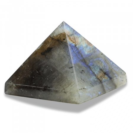 Piramida din Labradorit Sculptata Manual, 4 cm - Amplificator de Protectie si Intuitie [8]