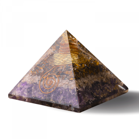 Piramida Orgonica pentru Protectie Energetica, Vindecare si Meditatie - Dimensiune 70-75 mm [9]