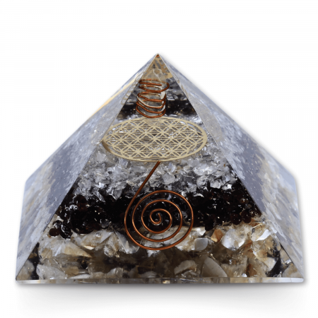 Piramida orgonica cu 3 tipuri de pietre naturale - Armonie si Energie