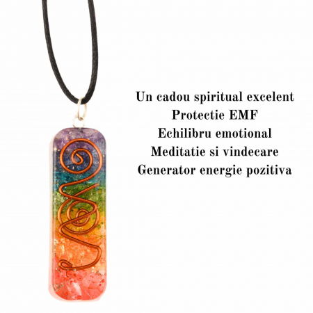 Piramida Orgonica cu 7 chakre - Generator de energie pozitiva, meditatie si echilibru spiritual [2]