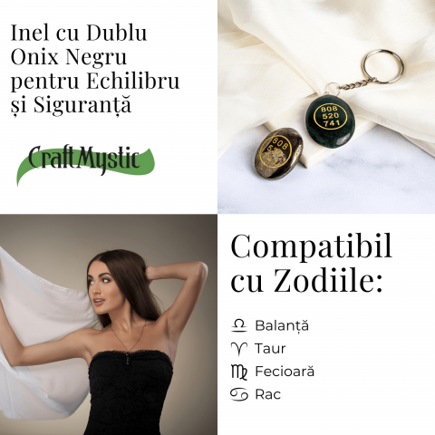 Piramida Orgonica cu Simboluri Zibu si Jad Verde – Energia Secreta a Echilibrului [5]