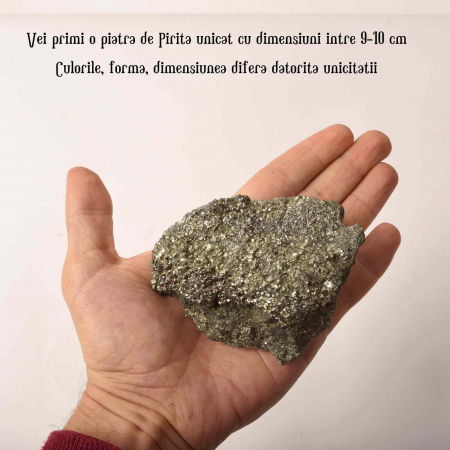 Piatra Naturala din Pirita Bruta 9-10 cm [2]