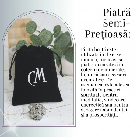 Specimen Pirita Bruta 4-5 cm - Creste Energia si Increderea [7]