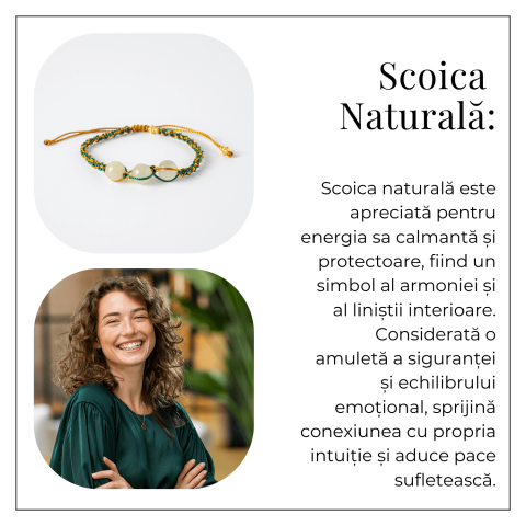 Protectie si Noroc – Bratara cu Charm Pisica din Scoica Naturala, Neagra [5]