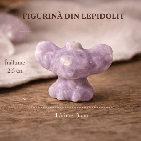 Figurina din Lepidolit – o prezenta blanda pentru liniste interioara [2]