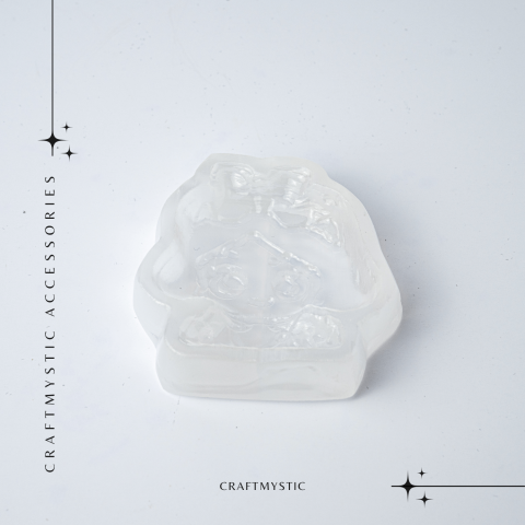 Placa Decorativa din Selenit Natural 5.5 cm – Model Alba ca Zapada – Puritate si Armonie Interioara [7]