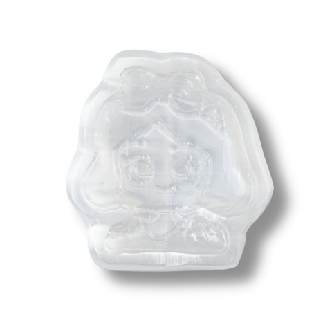 Placa Decorativa din Selenit Natural 5.5 cm – Model Alba ca Zapada – Puritate si Armonie Interioara [0]