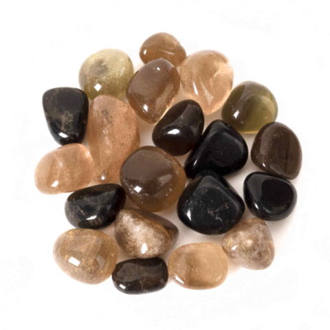 Taur - Pietre rulate de cuart fumuriu pentru momente de echilibru si reconectare