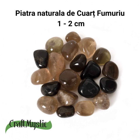 Pietre rulate de cuart fumuriu pentru momente de echilibru si reconectare [3]