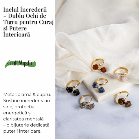 Inelul increderii – Dublu Ochi de tigru pentru curaj si putere interioara [2]