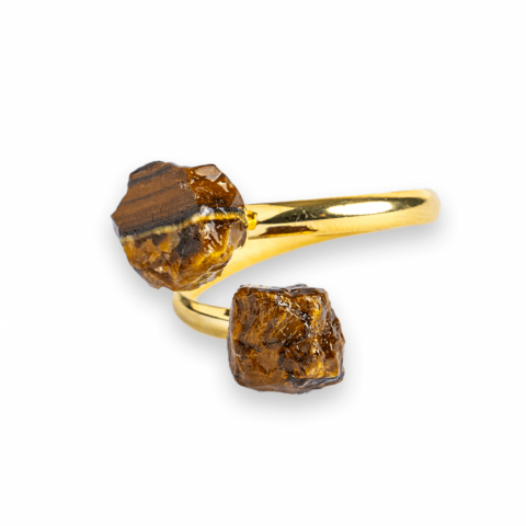 Fecioara - Inelul increderii – Dublu Ochi de tigru pentru curaj si putere interioara