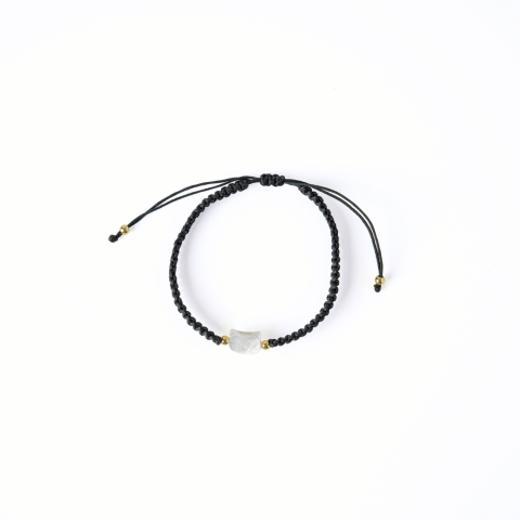 Energie Pozitiva si Puritate – Bratara cu Charm Pisica din Scoica Naturala Alba [8]