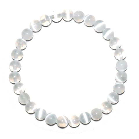 Echilibrare Energetica - Purificare si Liniste – Bratara din Selenit Natural 6mm