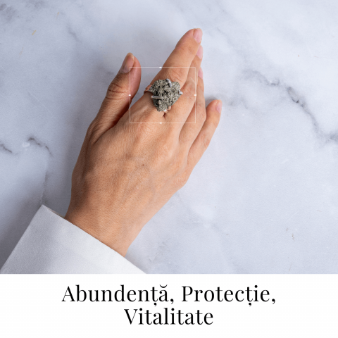 Inelul abundentei – Pirita naturala pentru succes si protectie energetica [1]