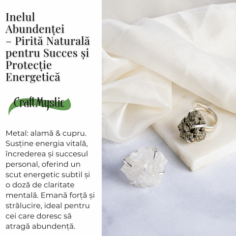 Inelul abundentei – Pirita naturala pentru succes si protectie energetica [2]