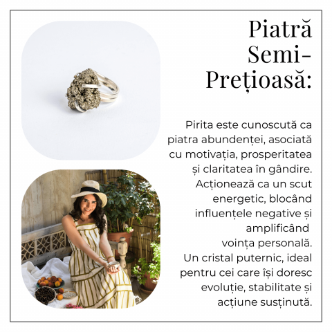 Inelul abundentei – Pirita naturala pentru succes si protectie energetica [5]
