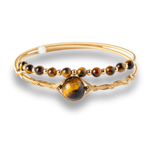 Incredere si Curaj - Protectie si Claritate Mentala - Bratara din Ochi de Tigru Natural